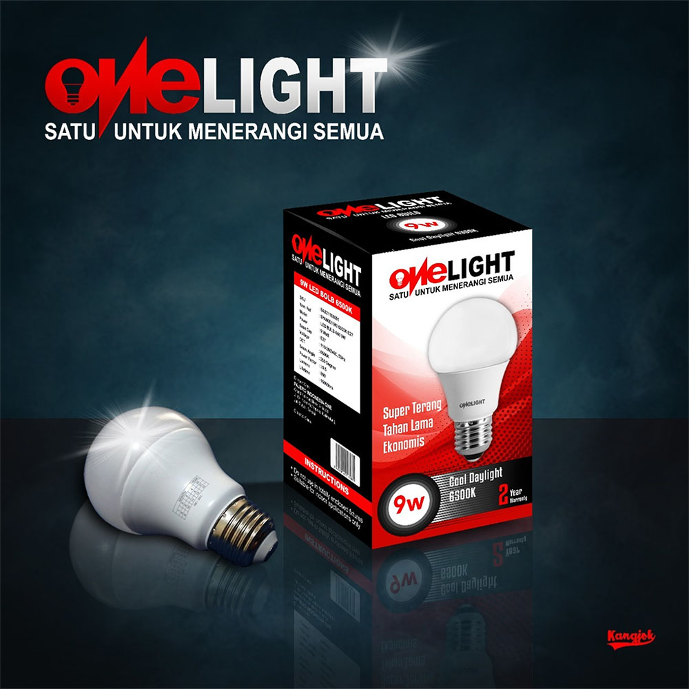 Lampu LED Onelight 9w
